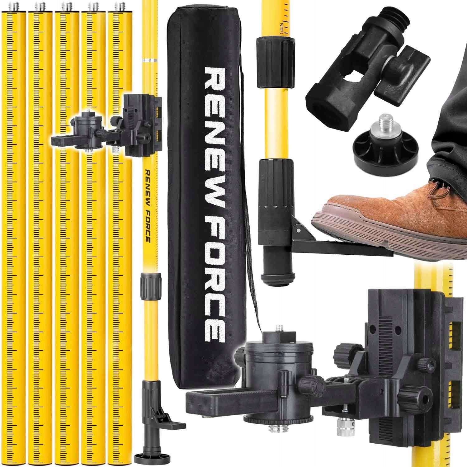 LASER POLE EXPANSION 420cm EXPANSION STAND COLUMN LEVEL ADAPTER
