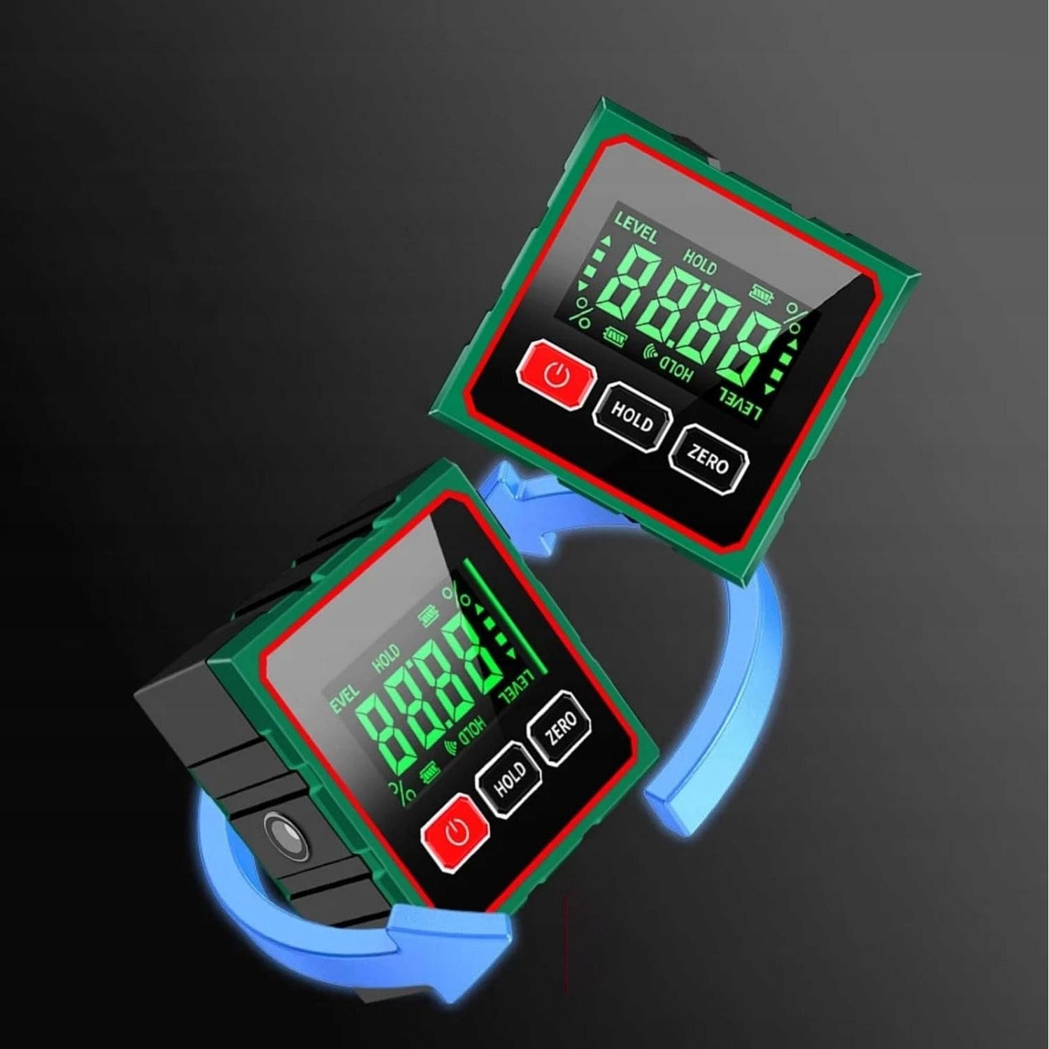 LASER PROTRACTOR DIGITAL ELECTRONIC USB INCLINOMETER - LCD MAGNETIC Batteries included yes