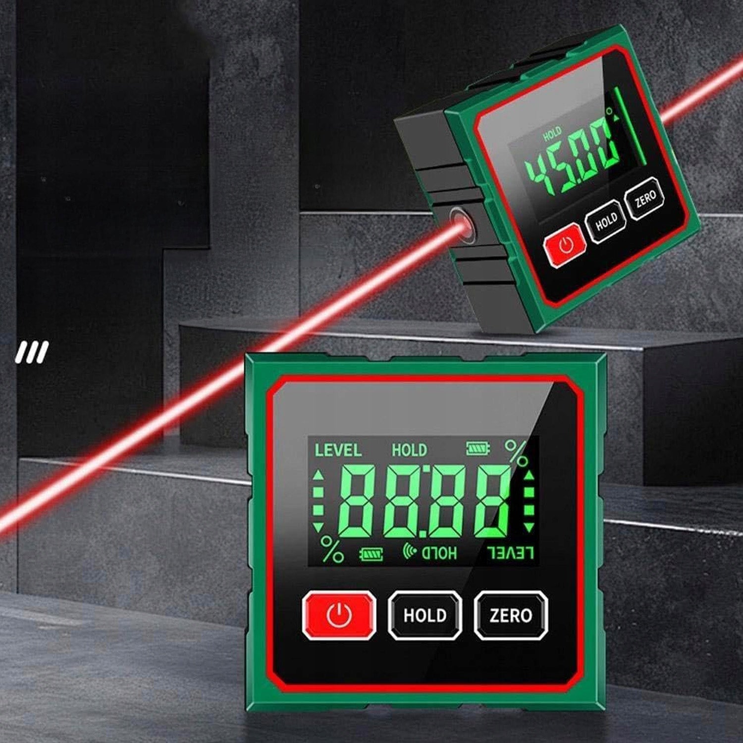 LASER PROTRACTOR DIGITAL ELECTRONIC USB INCLINOMETER - LCD MAGNETIC Manufacturer code ascuygyjh3v