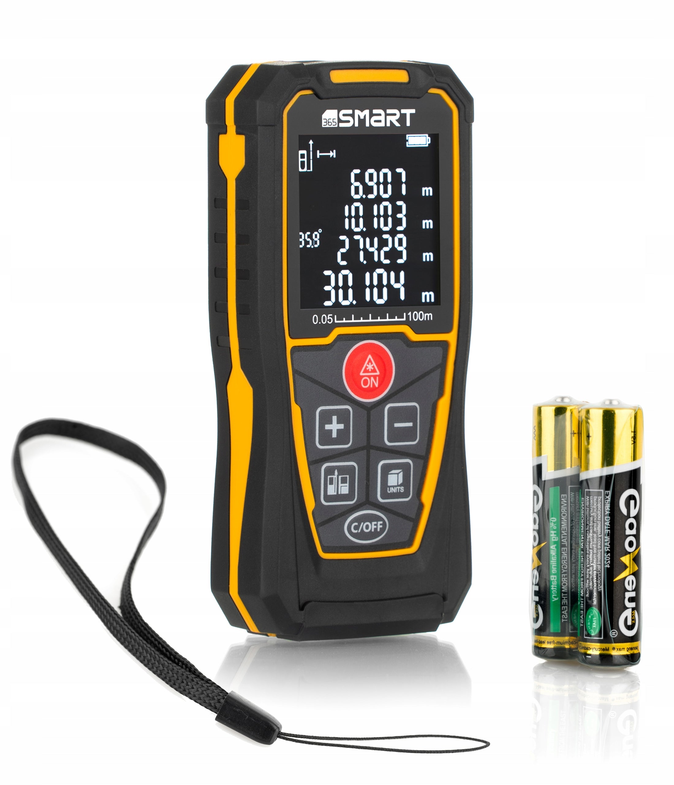 LASER RANGEFINDER 100m SMART365 IP54 PRECISION DISTANCE METER Manufacturer code SM-06-01100