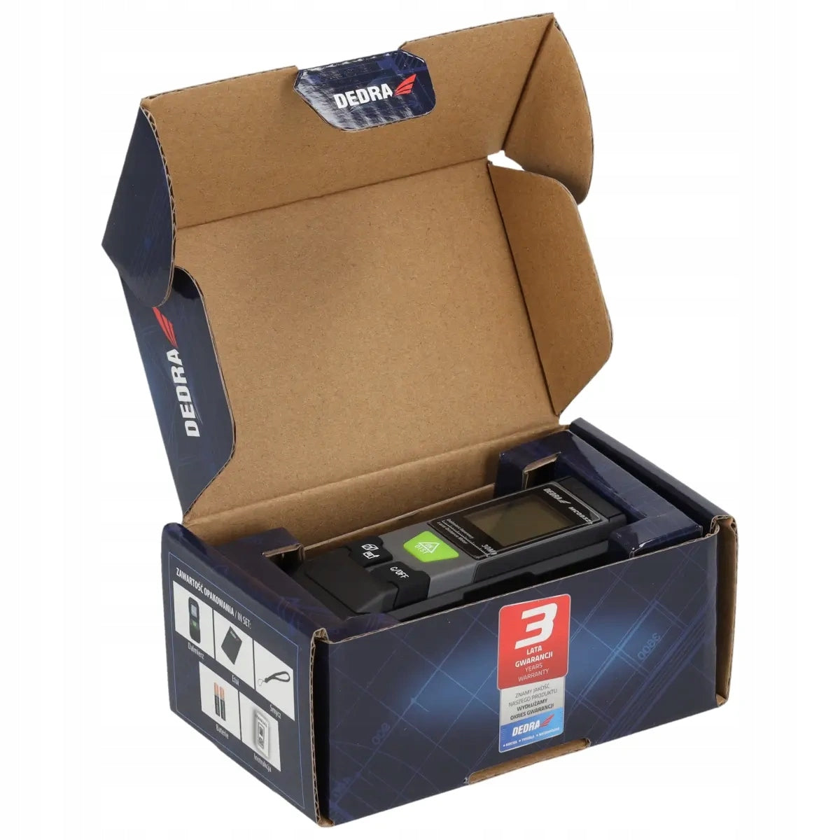 LASER RANGEFINDER 30M MINI MC0932 DEDRA Measurement accuracy (+/- mm) 2
