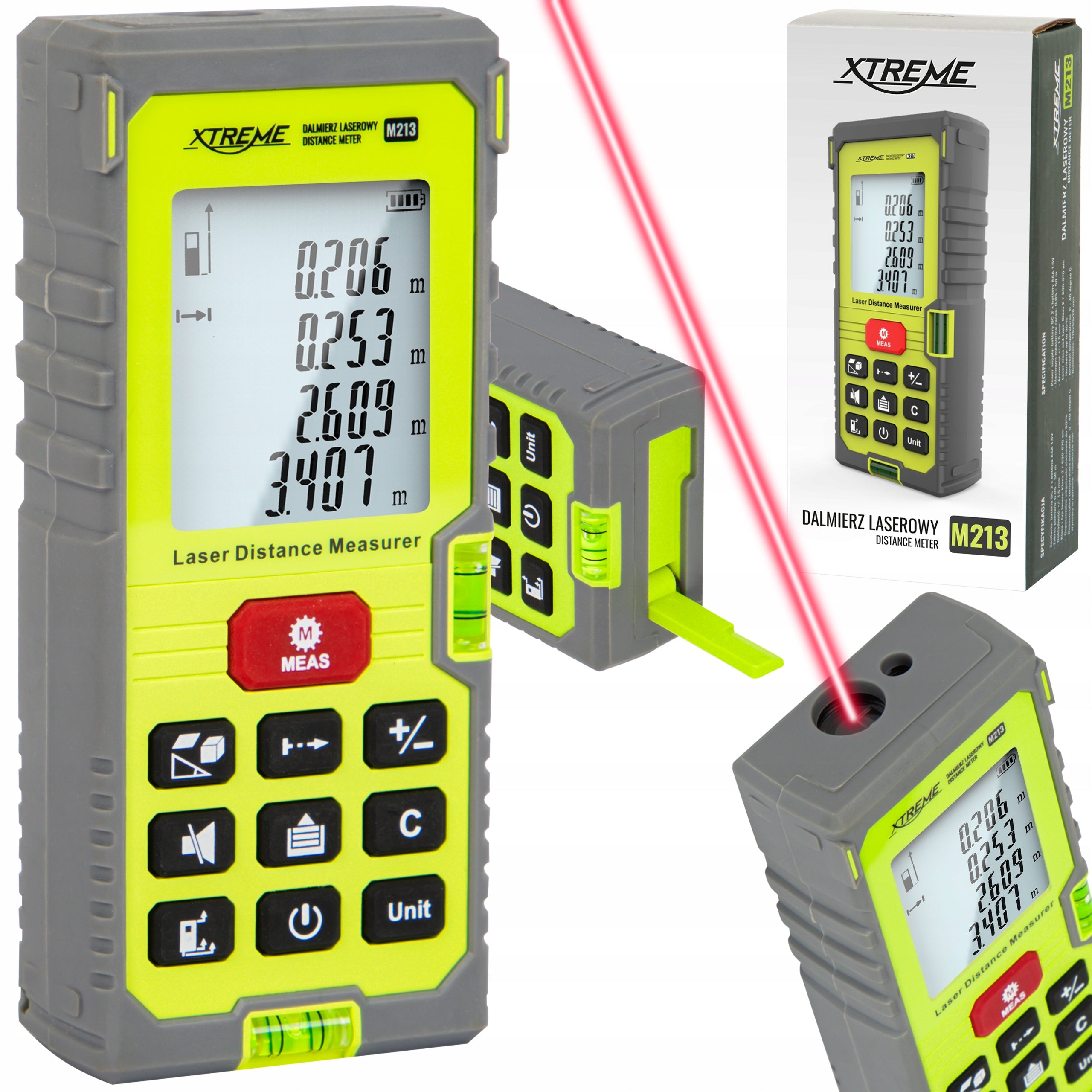 LASER RANGEFINDER 50M DIGITAL DISTANCE METER LASER LEVEL