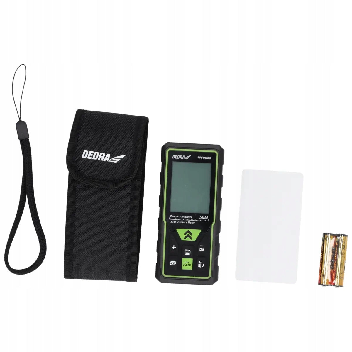 LASER RANGEFINDER 50M MC0933 DEDRA Maximum number of measurements in memory 30