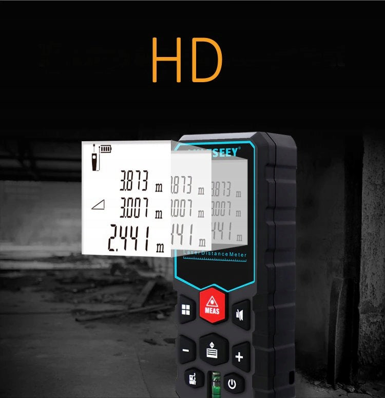 LASER RANGEFINDER DIGITAL DISTANCE METER 60 METERS MEASUREMENT MEMORY X5 Measurement accuracy (+/- mm) 2