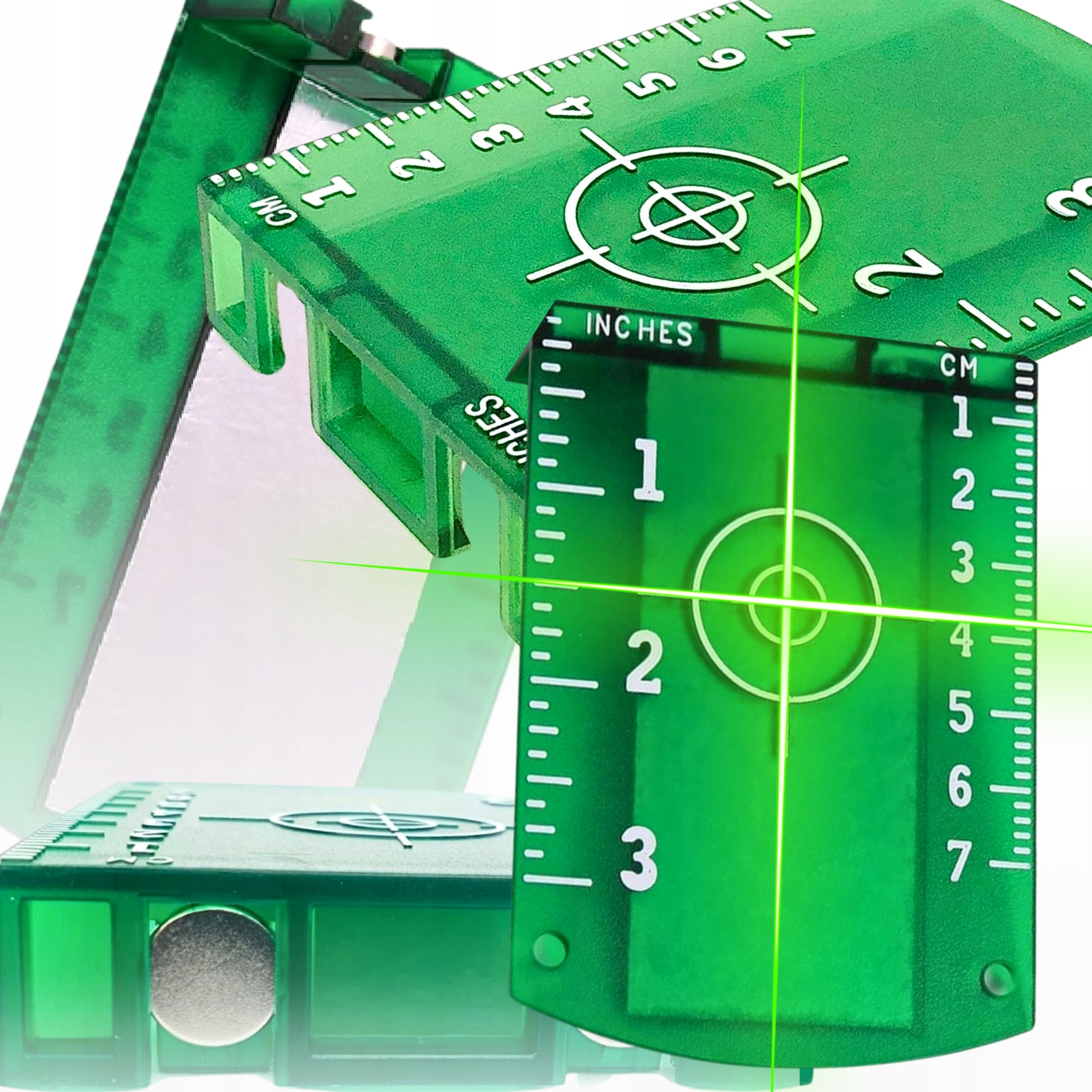 LASER TARGETING DISC GREEN DIAL FOR MAGNETIC LEVEL