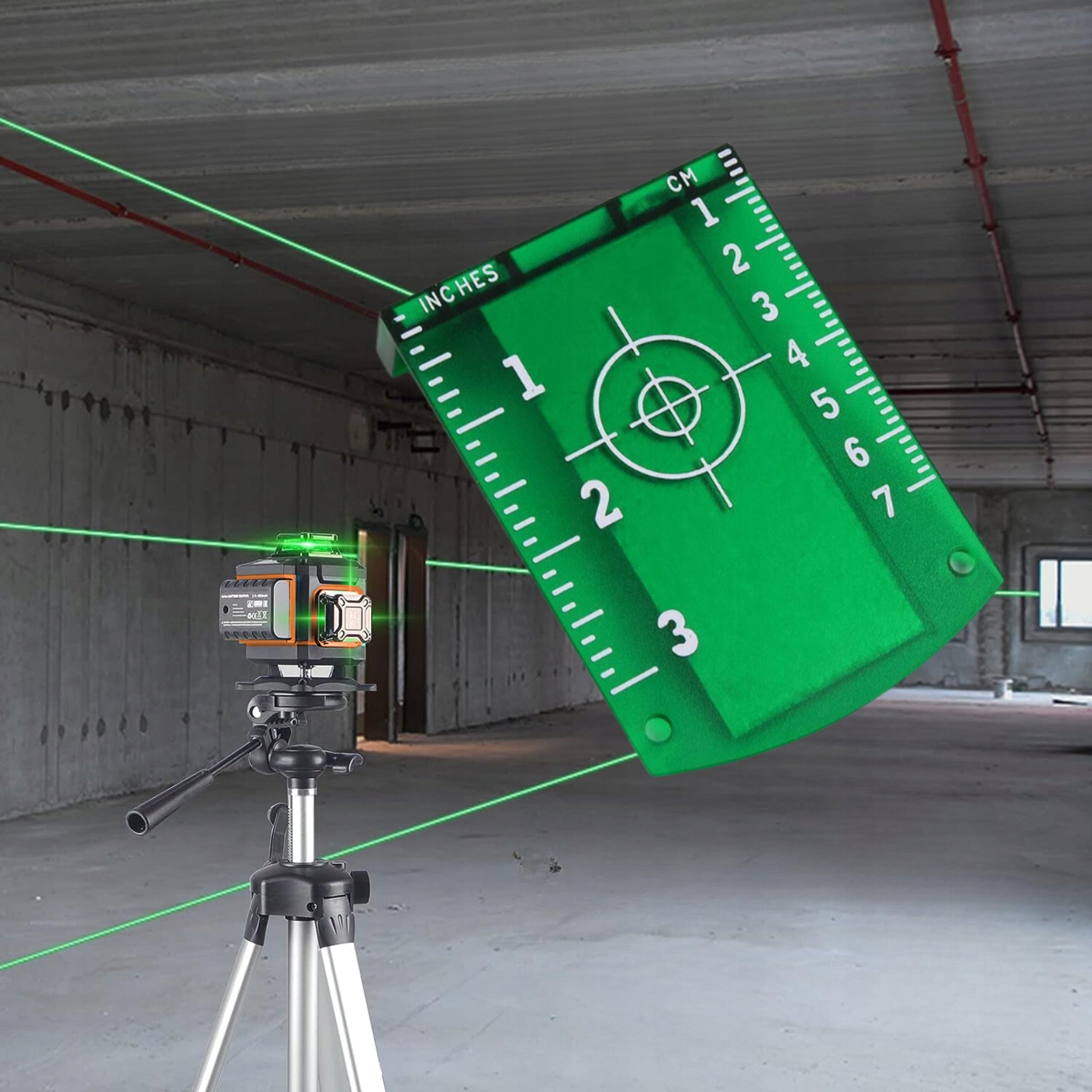 LASER TARGETING DISC GREEN PLATE FOR LASER LEVEL MAGNET Brand Hikey