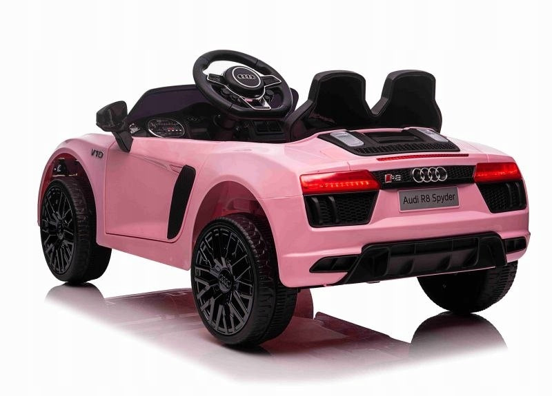 LATEST ORIGINAL AUDI R8 LICENSED SOFT SEAT, SOFT WHEELS SU Color pink