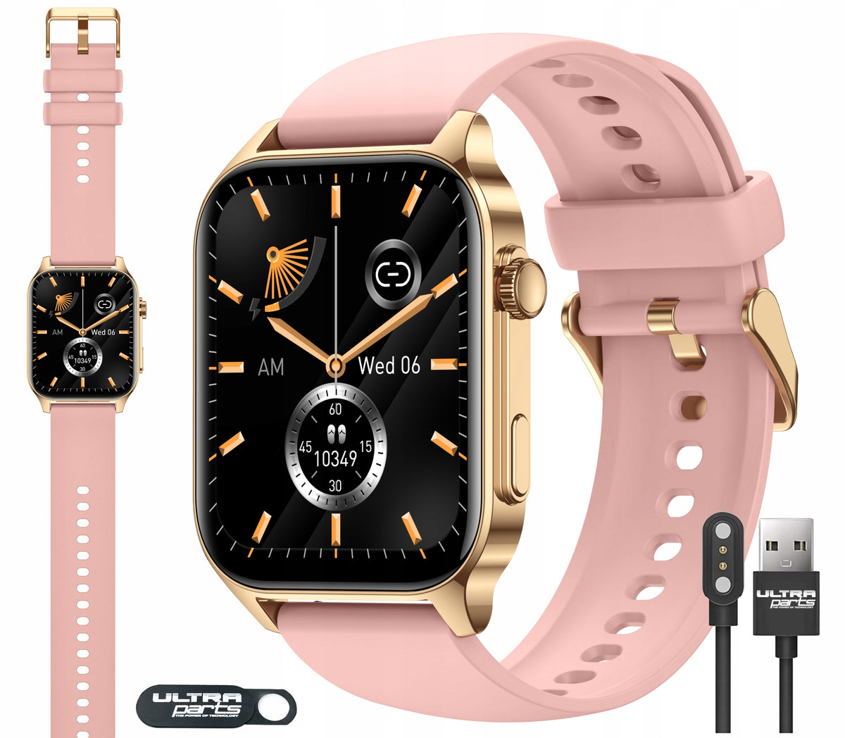 LATEST SMARTWATCH MENU PL TALK WATERPROOF IP68 HEART RATE PRESSURE OXYGEN