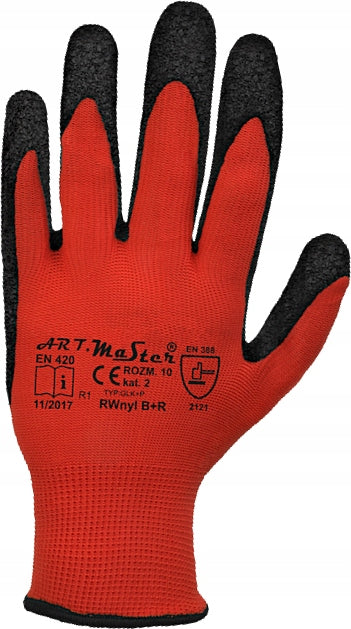 LATEX Coated Garden Work Gloves 12PAR STRONG EAN (GTIN) 5902869784358