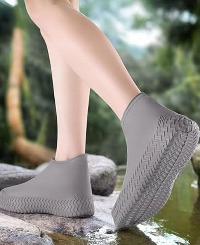 LATEX NON-SLIP RAIN BOOT COVERS 3 PAIRS SIZE