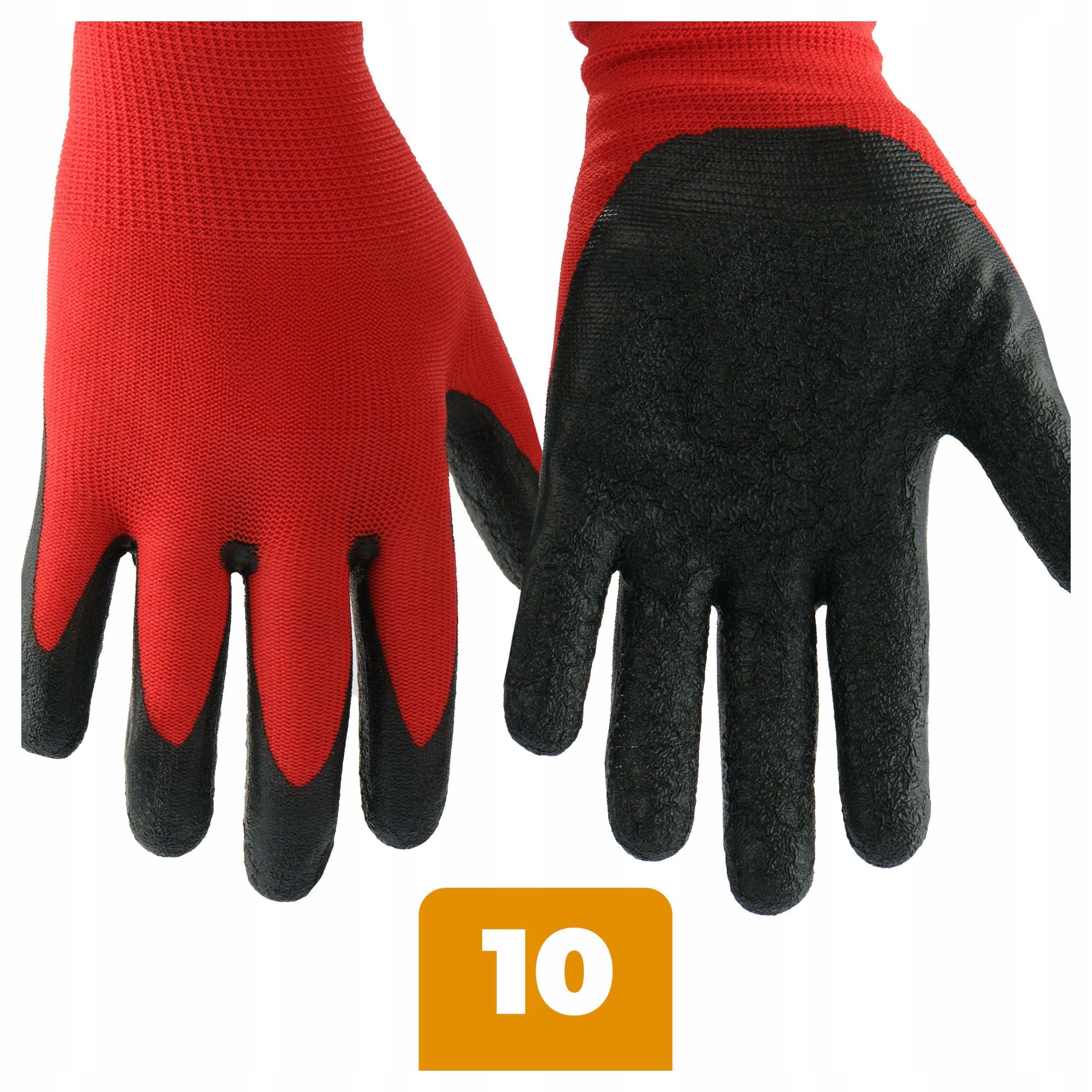 LATEX WORK GLOVES LATEX ROZ 10 PROTECTIVE GLOVES RED LATEX Medical device no