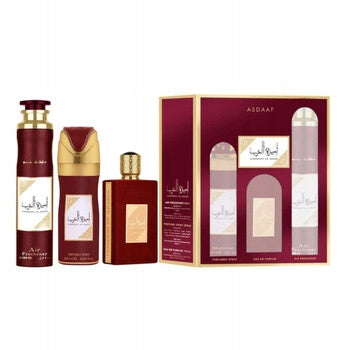 LATTAFA AMEERAT AL ARAB GIFT SET 100ML + DEODORANT 200ML + AIR FRESHENER 300ML