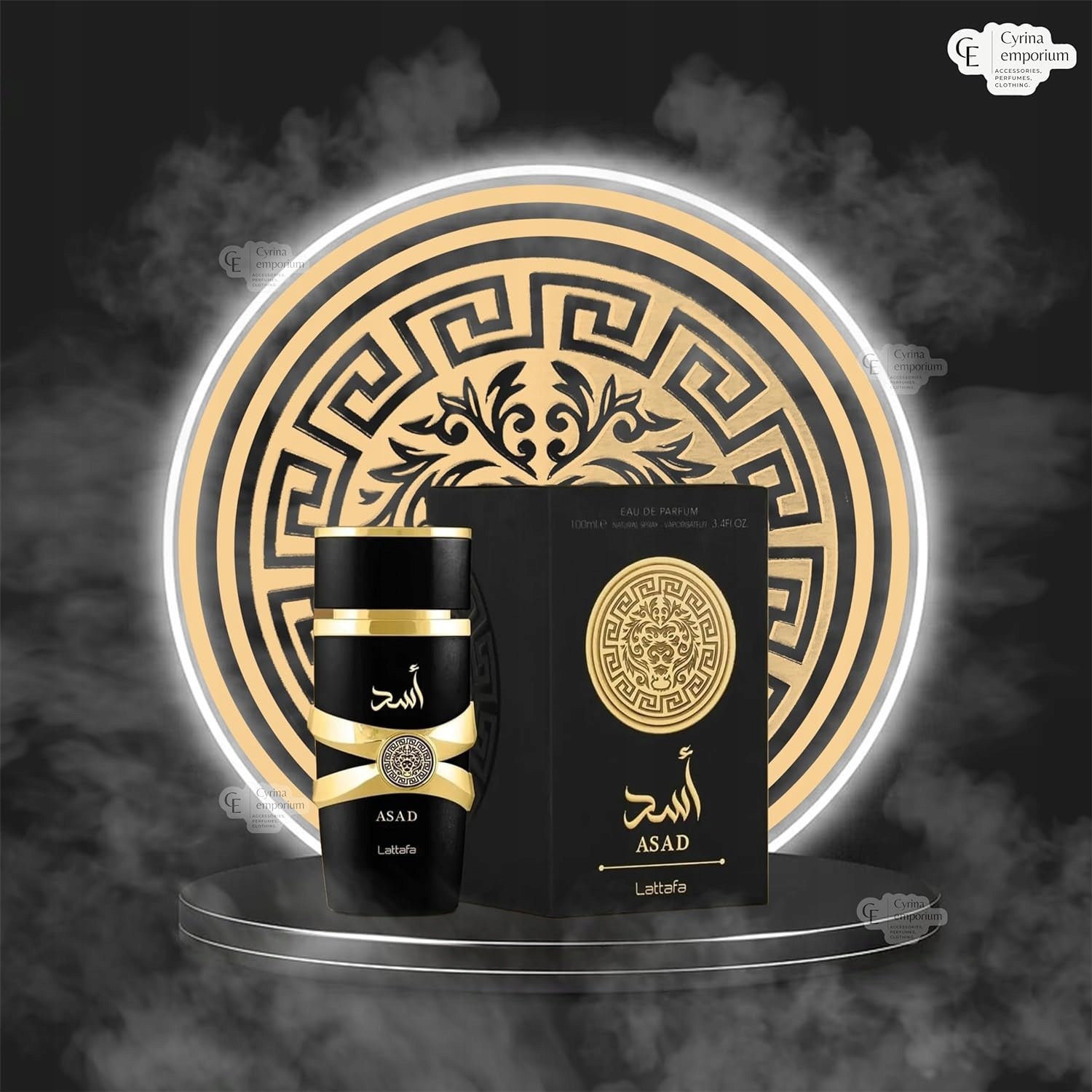 LATTAFA ASAD EDP 100 ML Perfume Arabian Men Oriental Perfumed Water Packaging status original