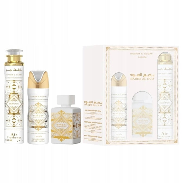 LATTAFA Eau de Parfum 100ml+ deodorant 200ml+ air freshener 300ml Brand Lattafa