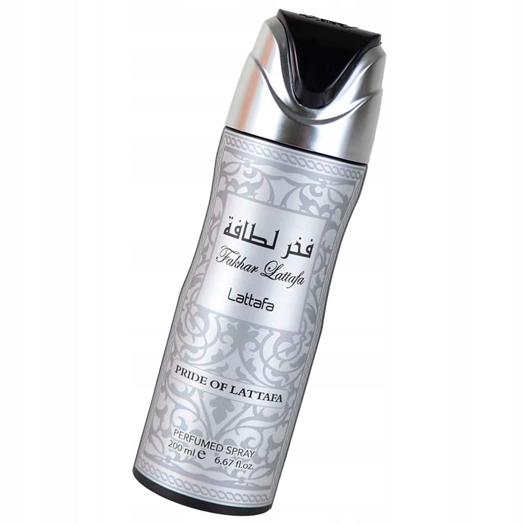 LATTAFA Fakhar Silver Men Perfumed Body Spray 200ml Packaging status original