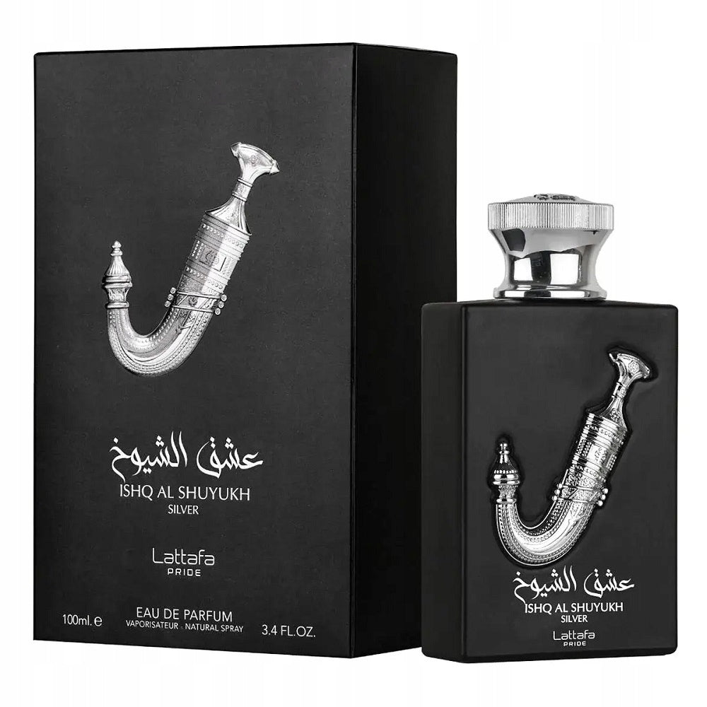LATTAFA Ishq Al Shuyukh Silver Arabic Eau de Parfum unisex EDP 100ml