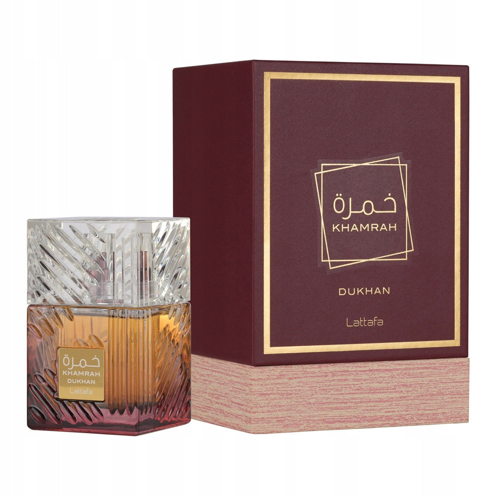 LATTAFA Khamrah Dukhan Perfumed Water for Men Perfume EDP 100 ml Brand Lattafa