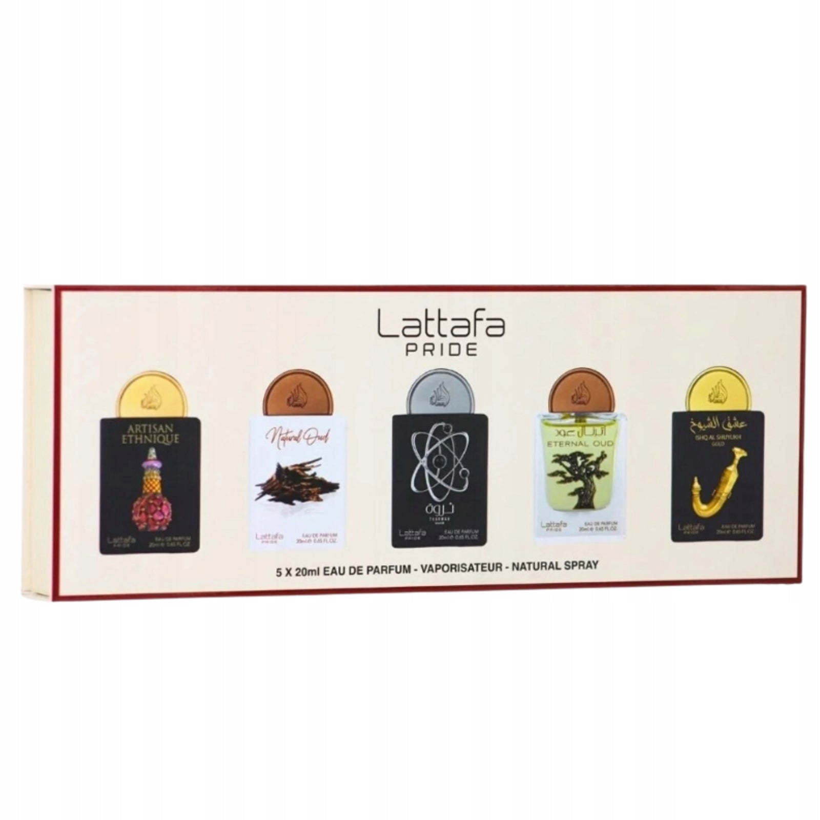 LATTAFA Pride Collection No.2 set of perfumed waters 5x20ml