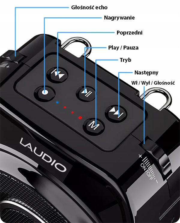 LAUDIO HANDY 3 - Mobile speaker with microphone Manufacturer code Handy 3