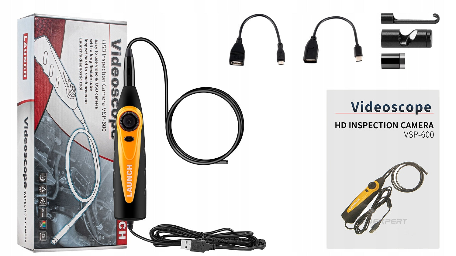LAUNCH VIDEOSCOPE VSP600 USB X431 CAMERA LED Driver-free Brand Launch