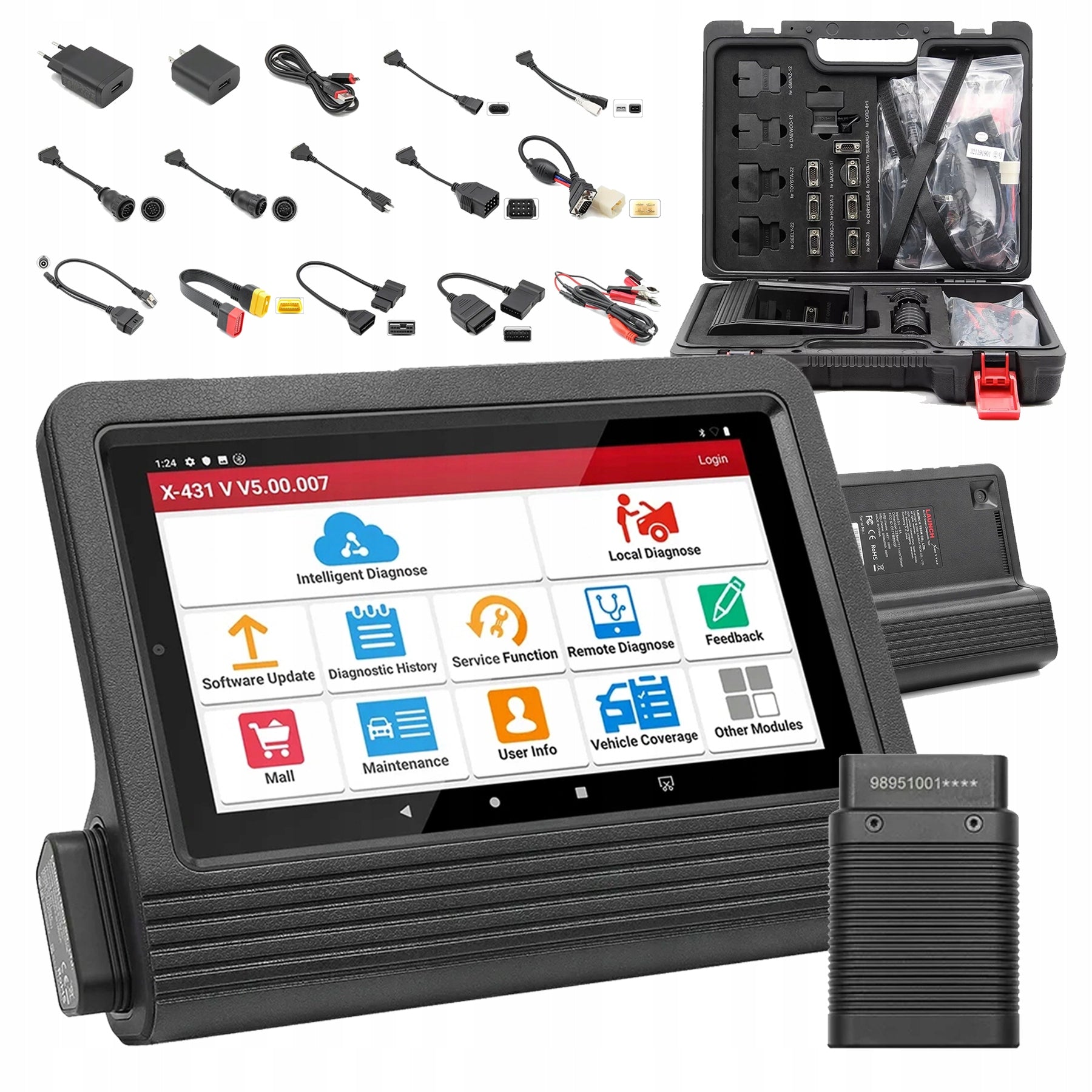 LAUNCH X-431 V+ tester 10 inches 2 years Update j PL
