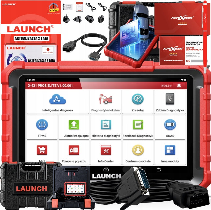 LAUNCH X431 ALLEGRO LAUNCH Poland XXXL+FREEBIE VAG 4-PIN! Manufacturer code X-431 PROS MINI