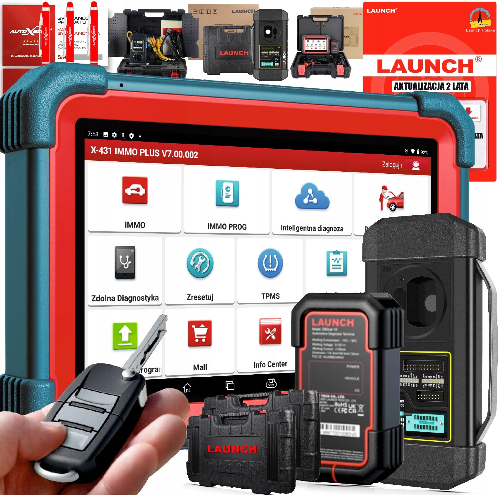 LAUNCH X431 IMMO PLUS+XPROG DoiP CANFD 23r version