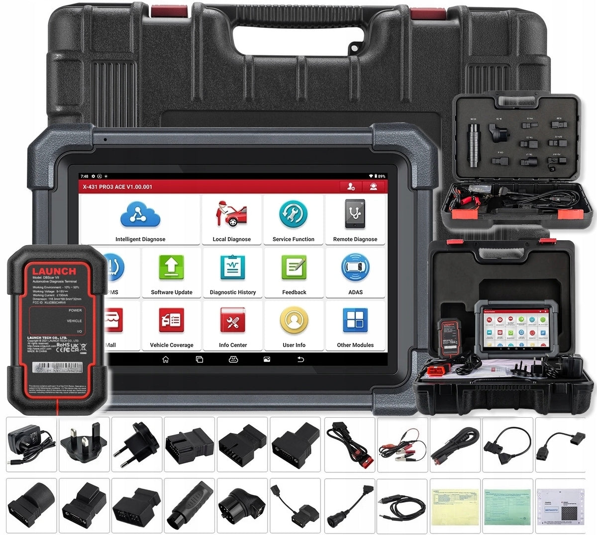 LAUNCH X431 PRO TT V5.0 8 inches BT 24 msc update Dealer Launch Polish Manufacturer code X431 PRO TT