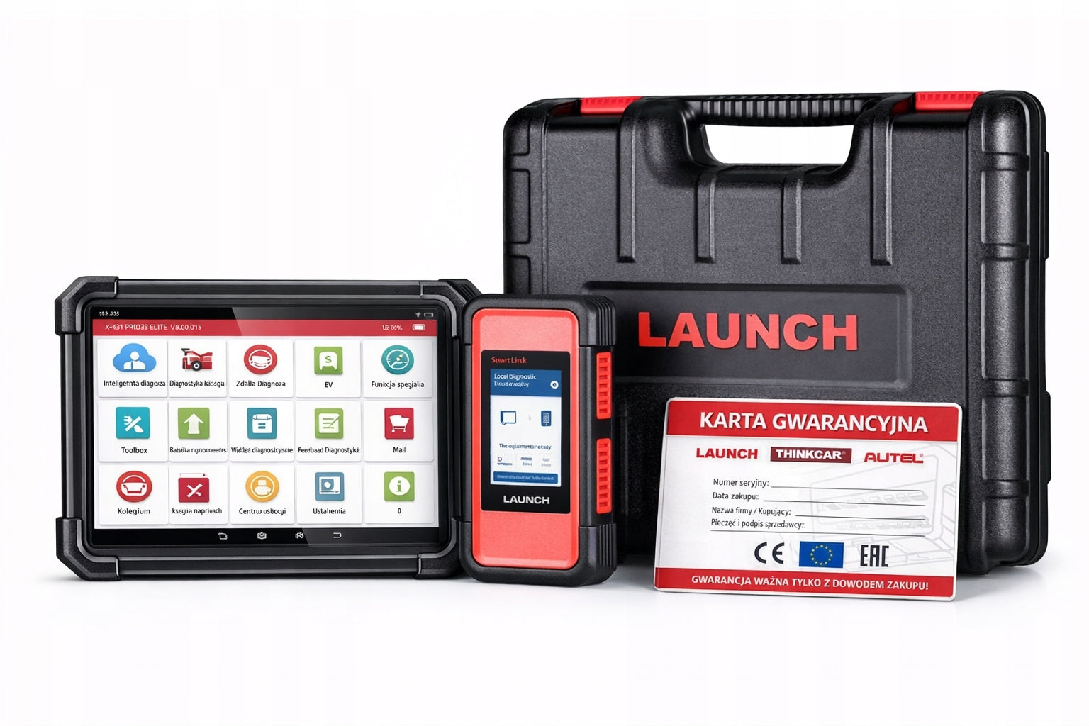 LAUNCH X431 PRO3S ELITE passthrue 2 years update CANFD DoiP DEALER POLAND Brand Launch
