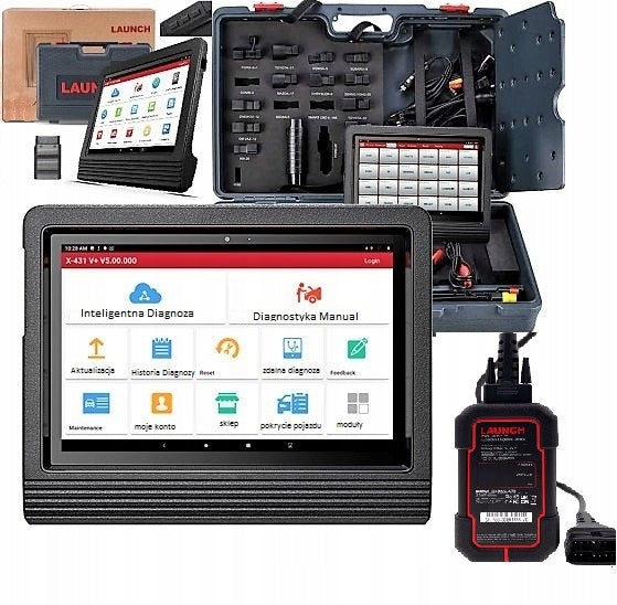 LAUNCH X431 Pro V 5.0 PROFESSIONAL CAN FD New Model 2026 Polish Manufacturer code TESTER KOMPUTER OBD 2 X-431 PRO 3 Osobowe