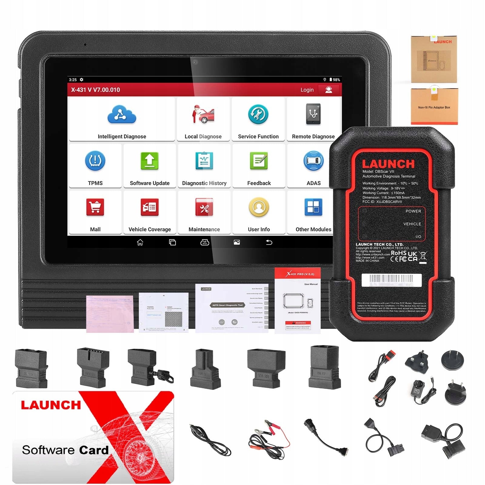 LAUNCH X431 Pro V 5.0 PROFESSIONAL CAN FD New Model 2026 Polish