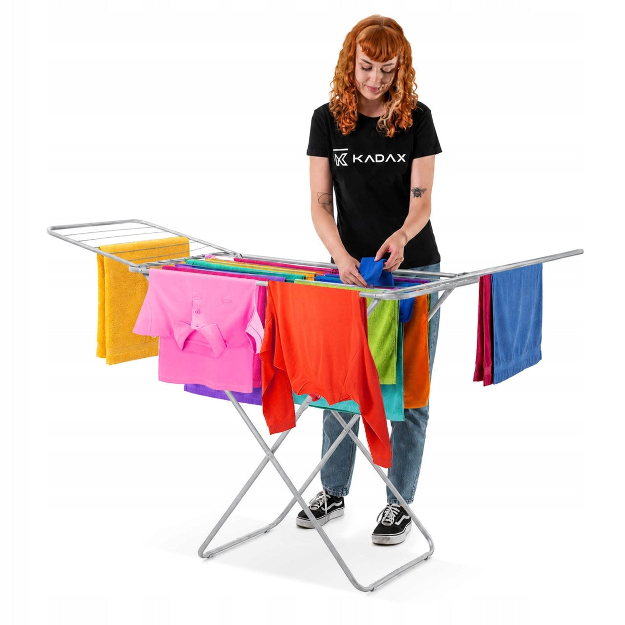 LAUNDRY DRYER 18m CLOTHES STANDING FOR CLOTHES LARGE BALCONY FOLDING