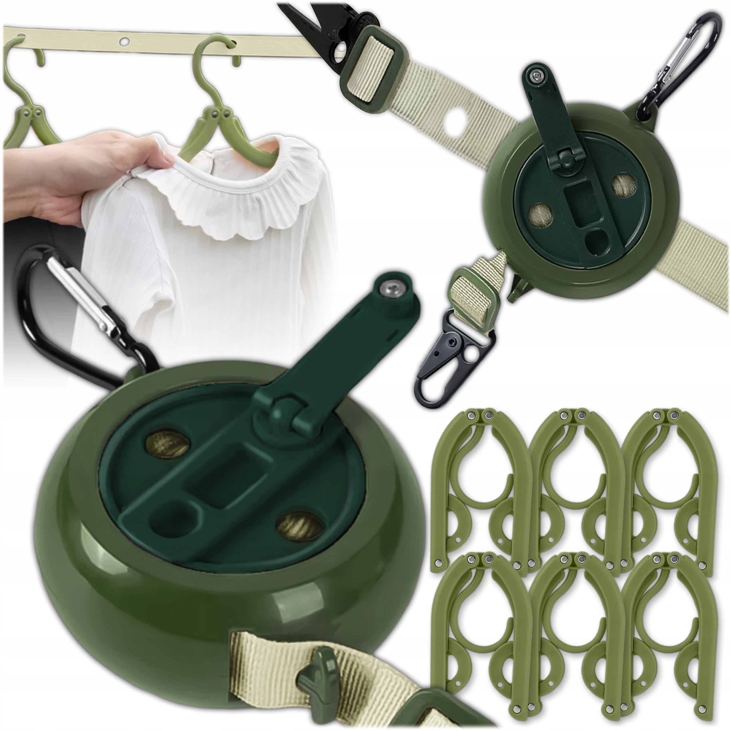 LAUNDRY DRYER CLOTHES TAPE FOR HANGING ON BALCONY CAMPING GARDEN