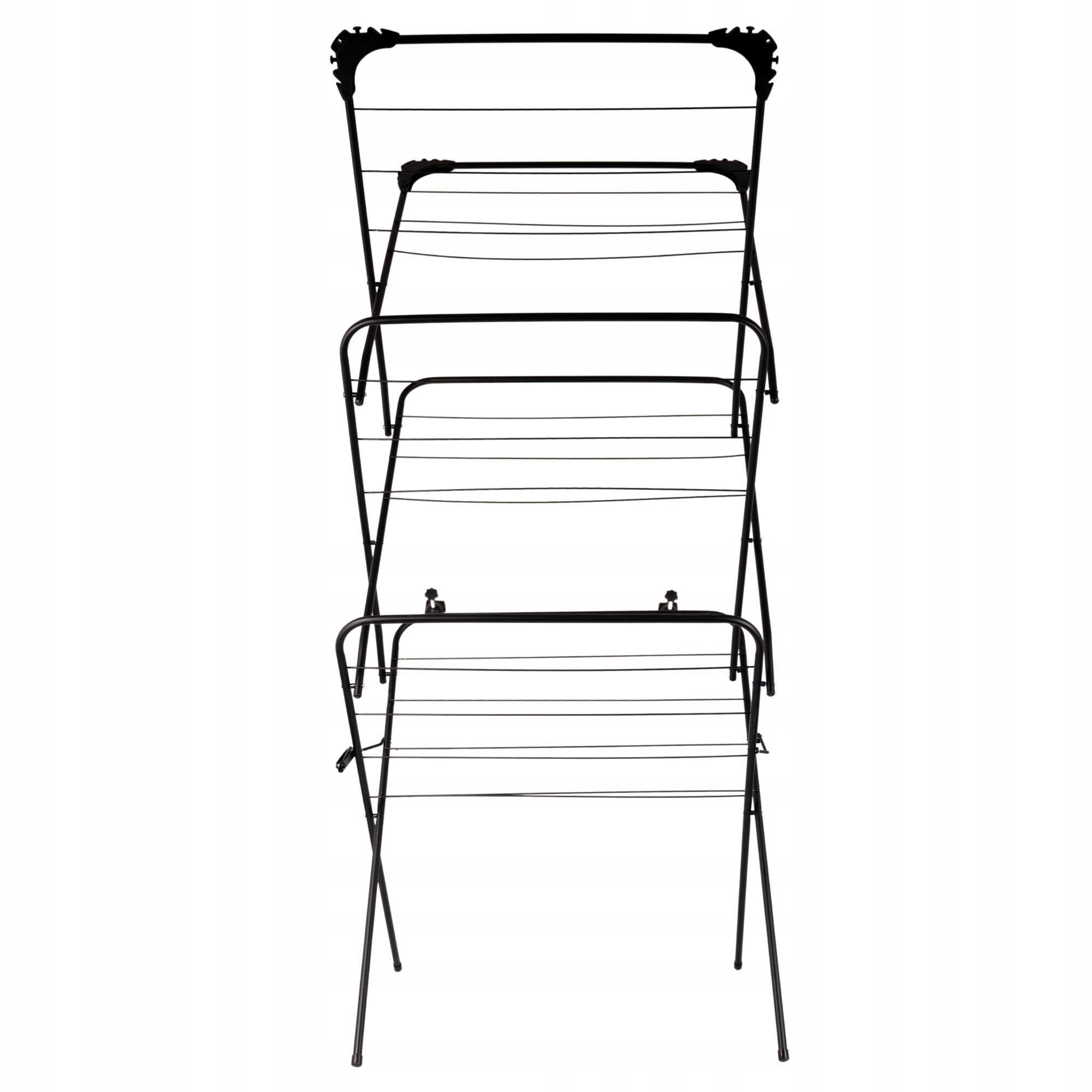 LAUNDRY DRYER STANDING VERTICAL BALCONY METAL 138CM STABLE 3 POS. Weight 1.95 kg