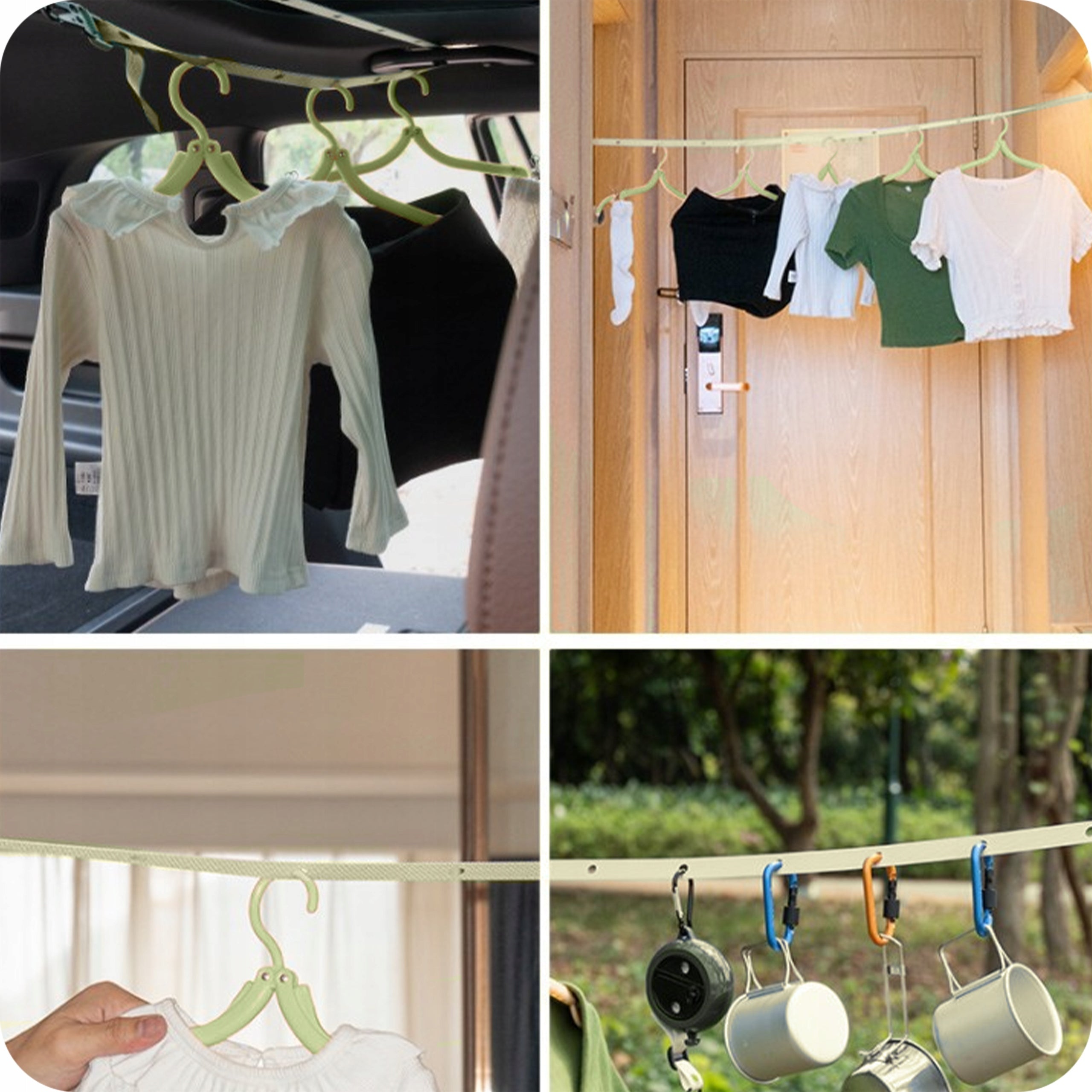 LAUNDRY DRYER TAPE CLOTHES FOR HANGING BALCONY GARDEN CAMPING CORD Product weight with unit packaging 0.375 kg