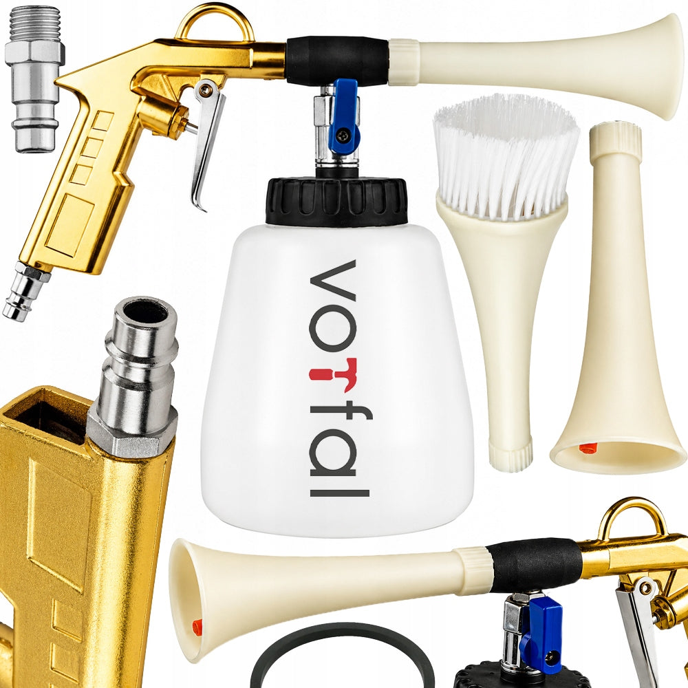 LAUNDRY GUN CLEANING UPHOLSTERY PNEUMANTICAL WASHING 2 tips