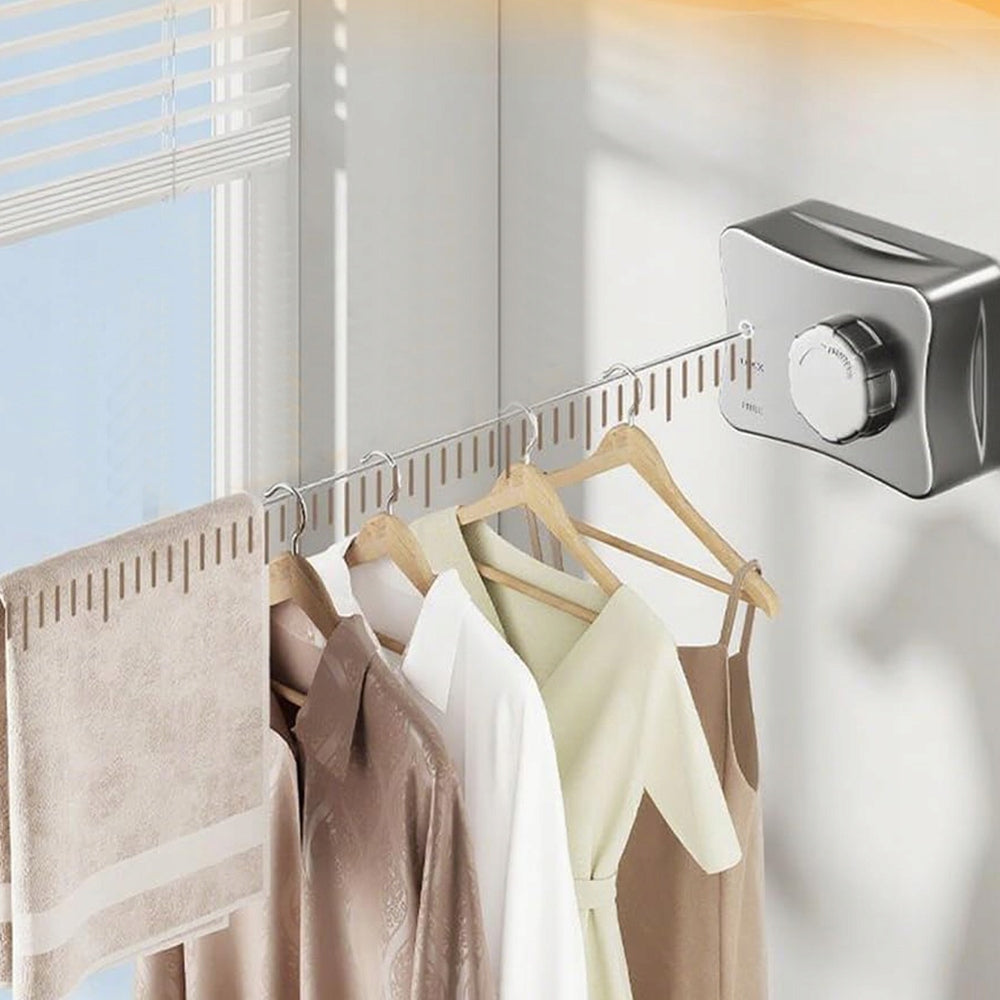 LAUNDRY LINE 5.1M 304 STAINLESS STEEL WITH ACCESSORIES AND 10 CLIPS Brand no brand