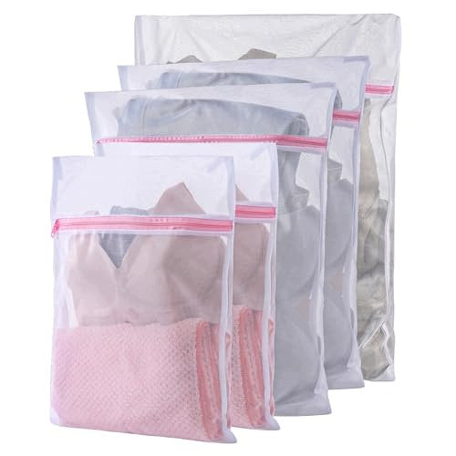 LAUNDRY NETS SET OF 5 PIECES ZIPPER DIFFERENT SIZES Brand no brand