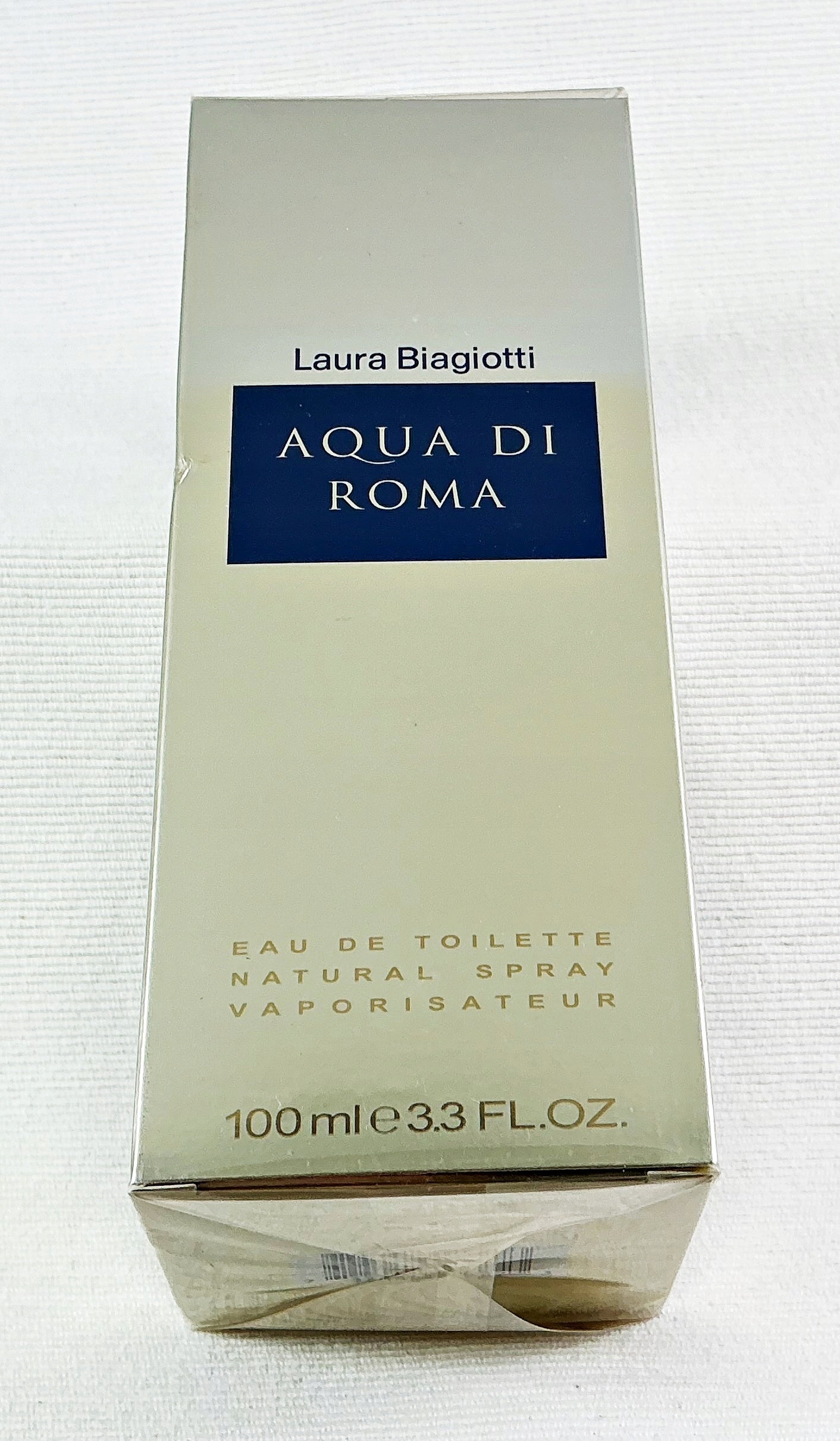 LAURA BIAGIOTTI AQUA DI ROMA 100 ML EAU DE TOILETTE UNIQUE Packaging status original