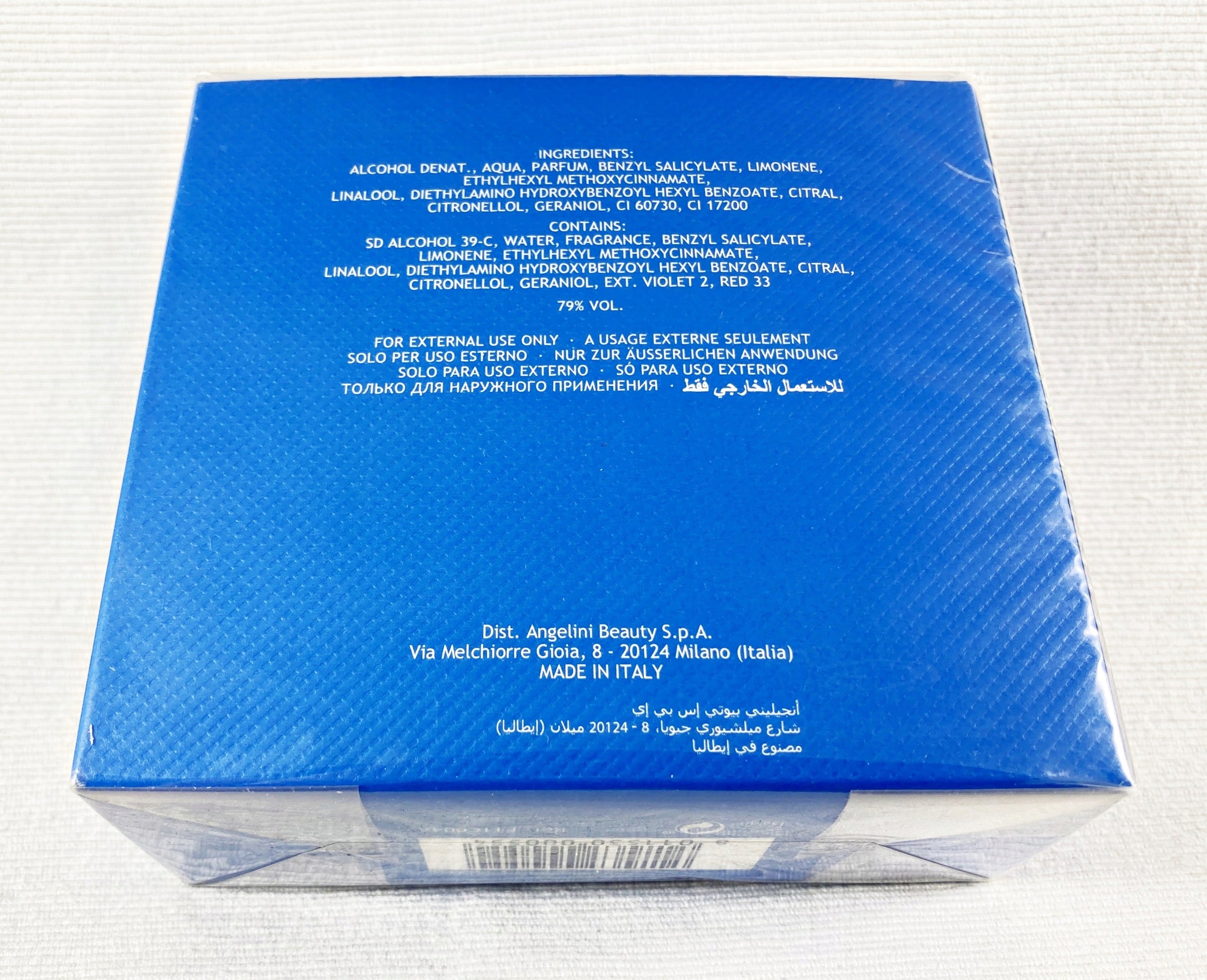 LAURA BIAGIOTTI BLU DI ROMA UOMO 125 ML EAU DE TOILETTE UNIQUE Manufacturer code 737052751603
