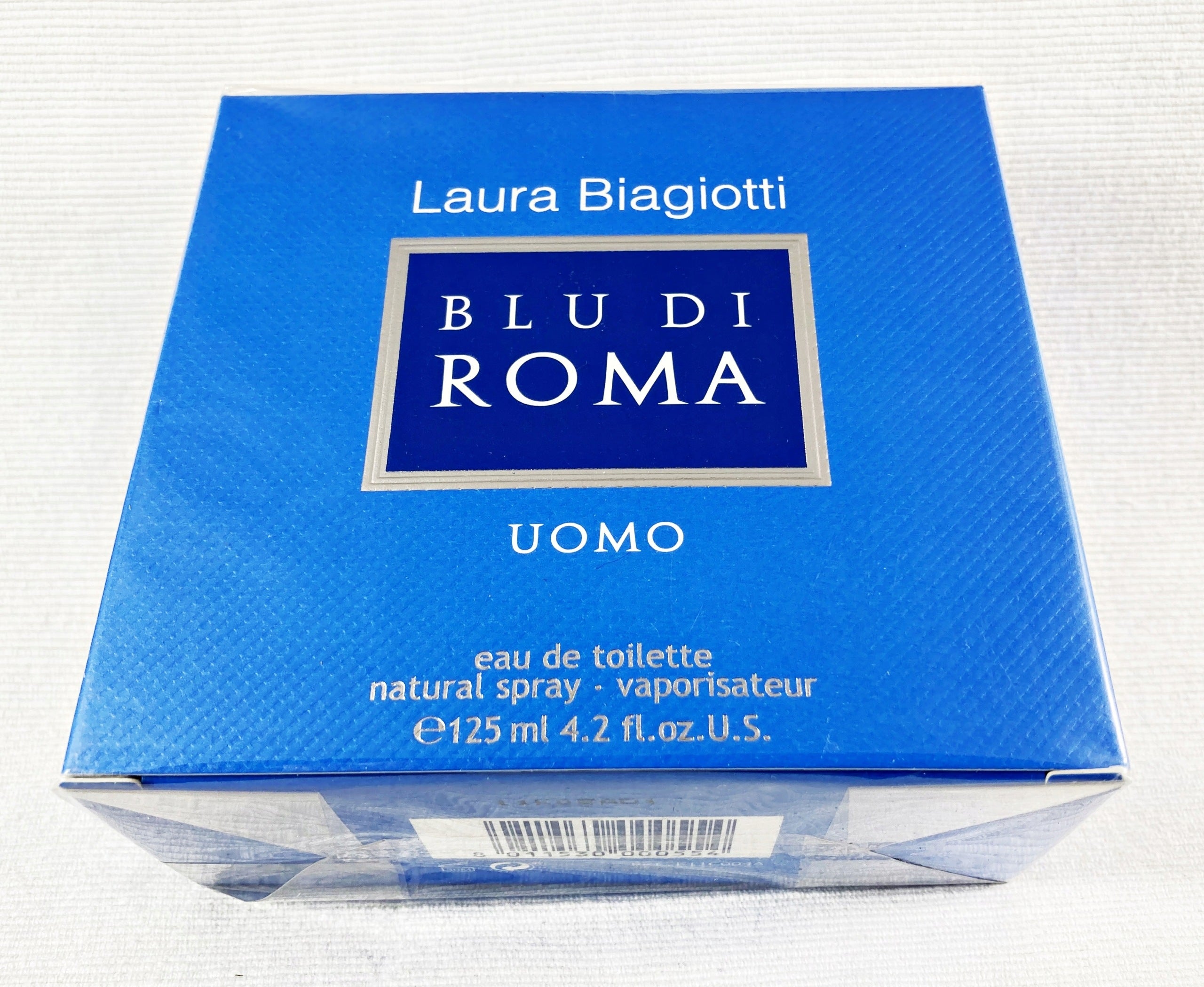 LAURA BIAGIOTTI BLU DI ROMA UOMO 125 ML EAU DE TOILETTE UNIQUE Packaging status original