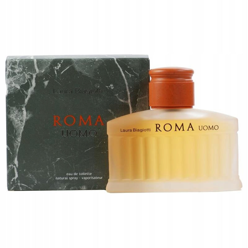 LAURA BIAGIOTTI Roma Uomo 200ml eau de toilette male EDT FOLIA