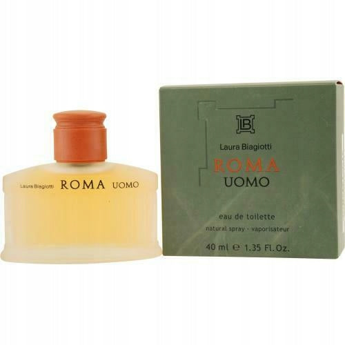 LAURA BIAGIOTTI Roma Uomo EDT eau de toilette for men perfume 40ml Brand Laura Biagiotti