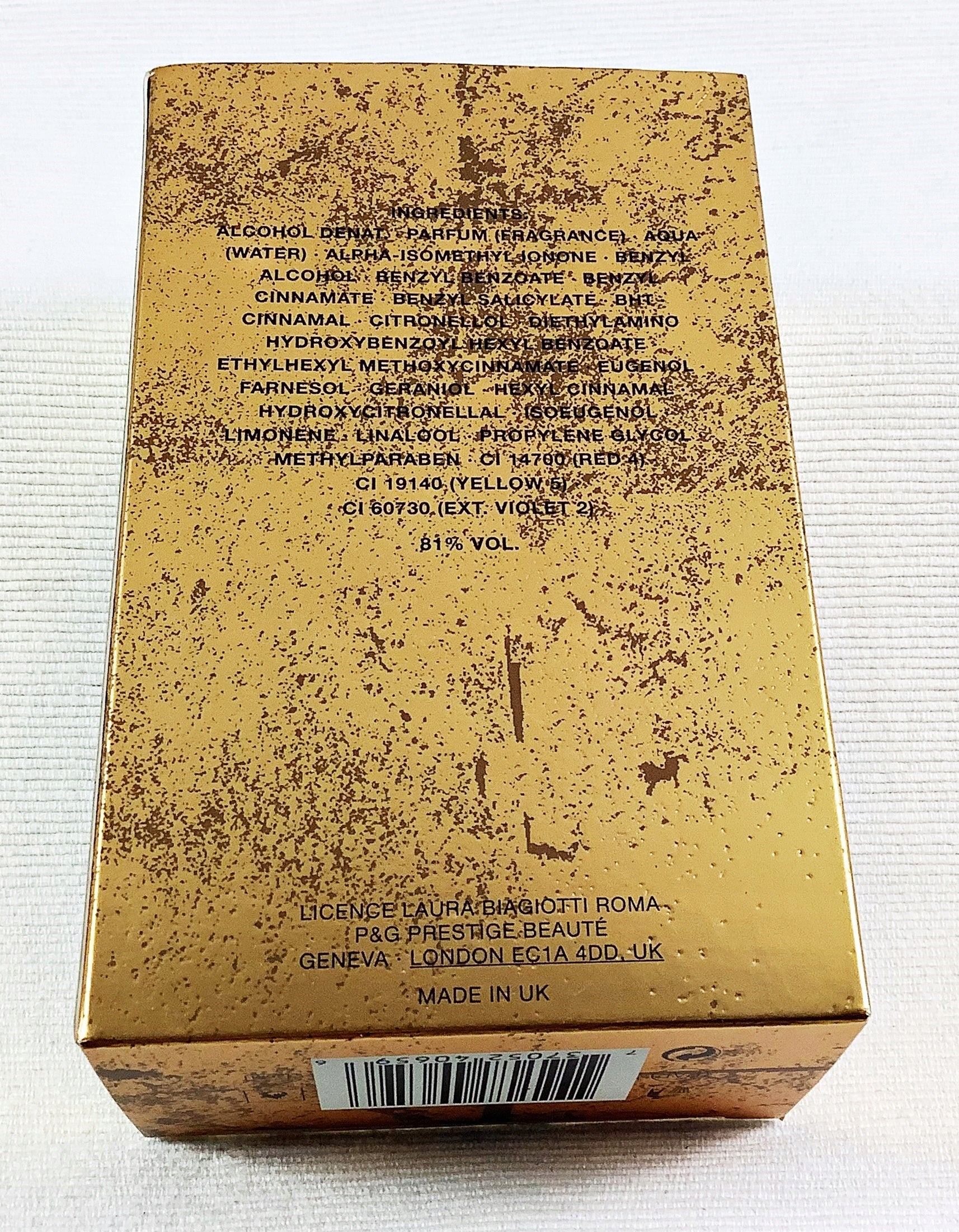 LAURA BIAGIOTTI VENEZIA 50 ML EAU DE PARFUM UNIQUE Manufacturer code 02
