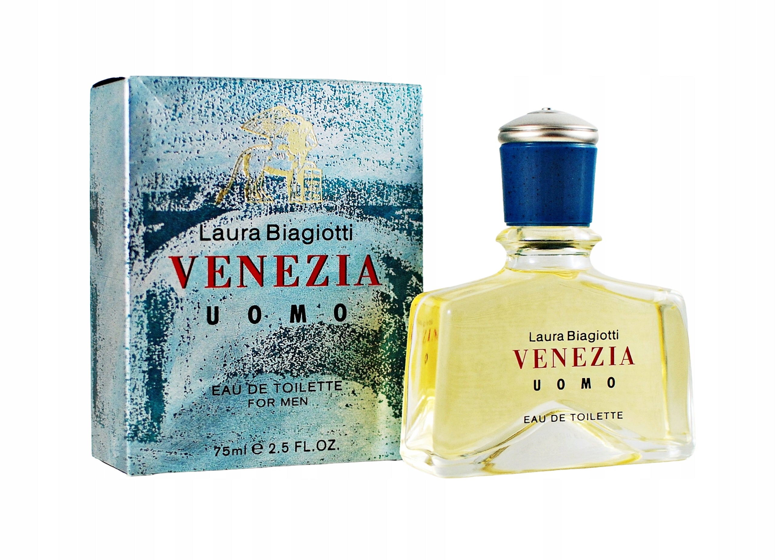 LAURA BIAGIOTTI VENEZIA UOMO 75 ML EAU DE TOILETTE SPLASH UNIQUE