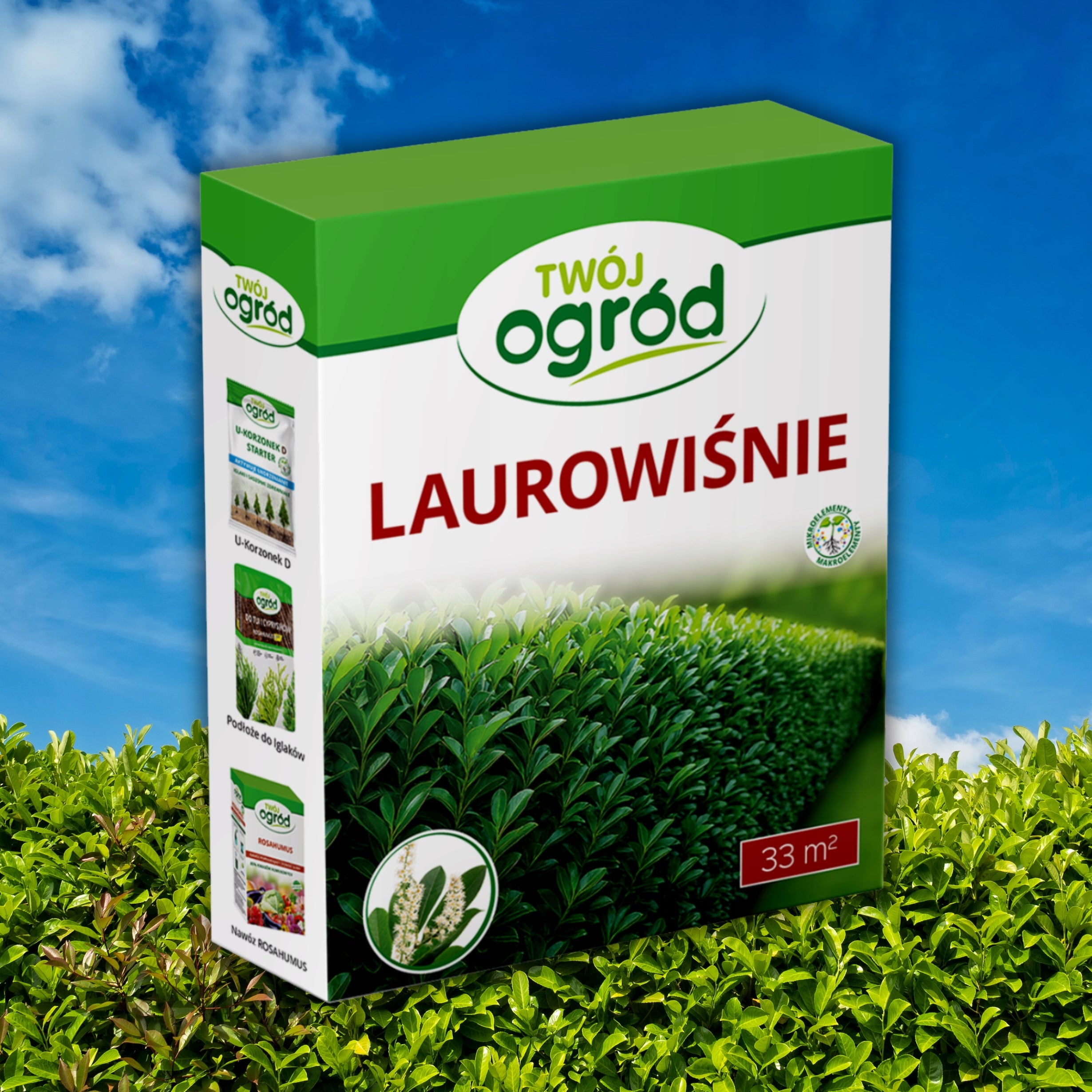 LAUREL FERTILIZER 1kg Granulated Granules Intensive Green Hedges Manufacturer code Nawóz do laurowiśni 1kg