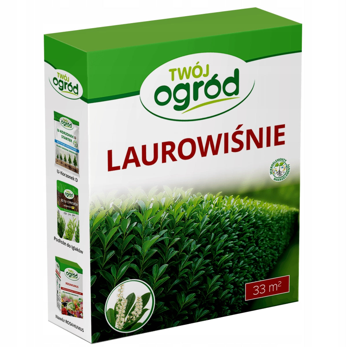 LAUREL FERTILIZER 1kg Granulated Granules Intensive Green Hedges Packaging status original