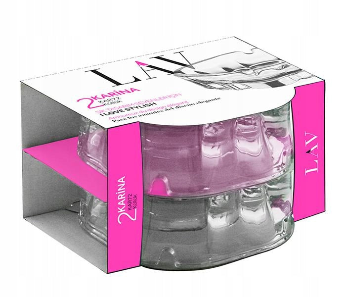 Aschenbecher LAV Karina Glas (10 x 10 x 3,4 cm) 