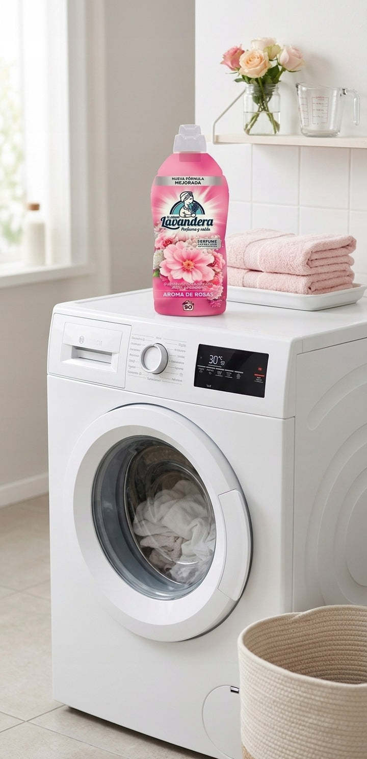 LAVANDERA AROMA DE ROSAS CONCENTRATED SOFTENER 1760 ML 80 WASHES Brand no brand