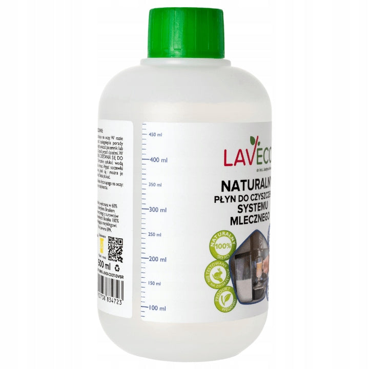 LAVECO Milk Coffee Maker System Cleaner 500ml Brand Laveco